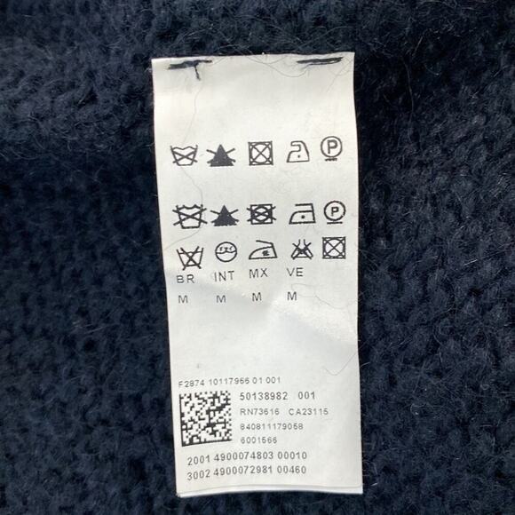 BossHugo Boss Mohair Blend Cardigan Women's Medium Black - Picture 9 of 10